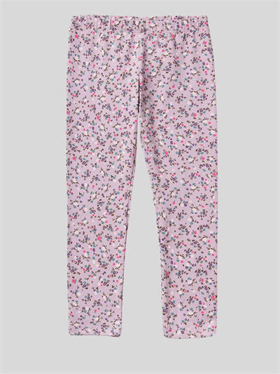Benetton Kız Çocuk Desenli Tayt 1-6 Yaş Lila