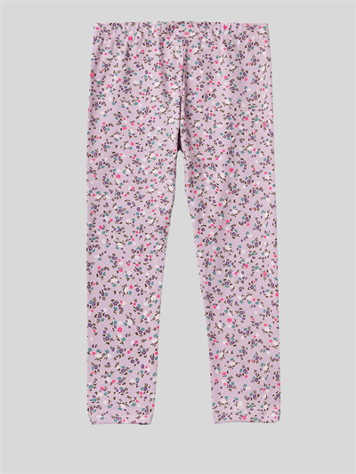 Benetton Kız Çocuk Desenli Tayt 1-6 Yaş Lila