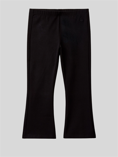 Benetton Kız Çocuk İspanyol Paça Tayt 1-6 Yaş Siyah