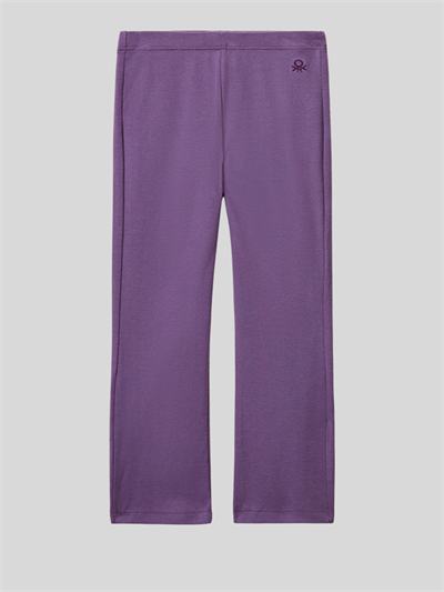 Benetton Kız Çocuk İspanyol Paça Tayt 1-6 Yaş Mor