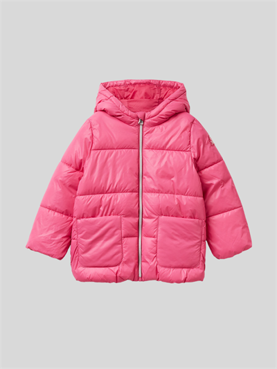 Benetton Kız Çocuk Mont 1-6 Yaş Fuşya