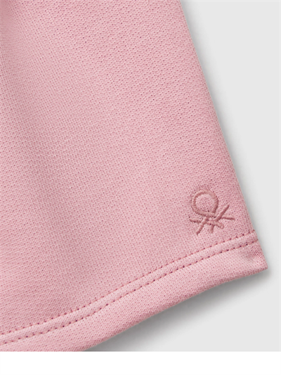 Benetton Kız Çocuk Şort 1-6 Yaş Pembe