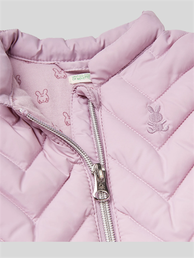Benetton Unisex Bebek Yelek 1-18 Ay Pembe