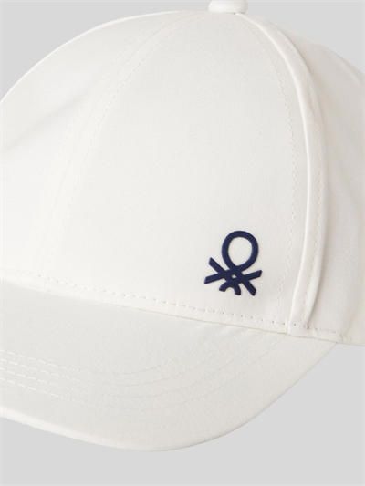 Benetton Unisex Çocuk Şapka 6-14 Yaş Beyaz