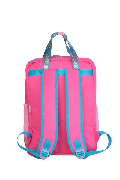 Cambridge Polo Club American Chic Çok Gözlü Unisex Çocuk İlkokul Çantası Pembe