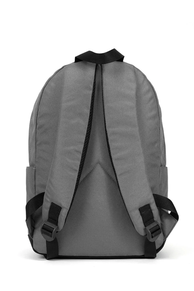 Cambridge Polo Club Creative Üç Bölmeli Unisex Çocuk İlkokul Çantası Gri