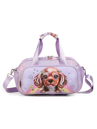 Chimola Cute Dog Seyahat Çantası Lila