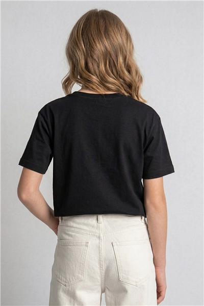 Dmb Çocuk Basic Tshirt 9-14 Yaş Siyah