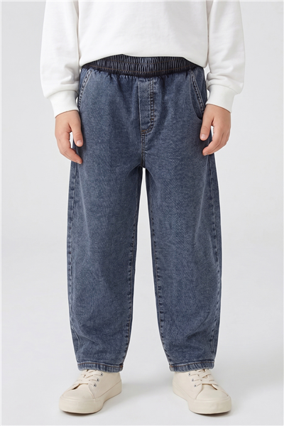 Dmb Erkek Çocuk Denim Pantolon 4-9 Yaş İndigo