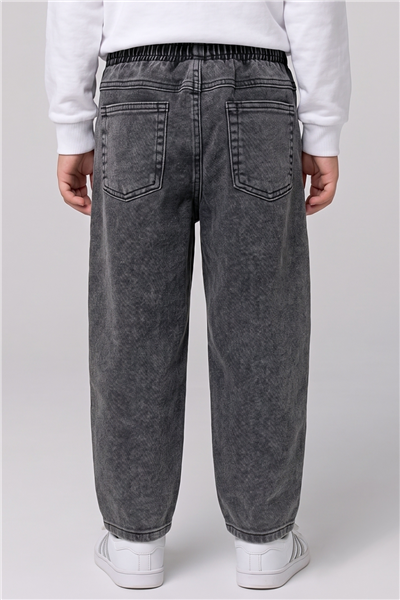 Dmb Erkek Çocuk Denim Pantolon 4-9 Yaş Füme