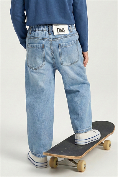 Dmb Erkek Çocuk Denim Pantolon 4-9 Yaş Açık Mavi