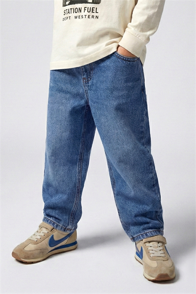 Dmb Erkek Çocuk Denim Pantolon 4-9 Yaş Mavi