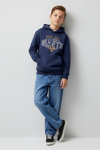 Dmb Erkek Çocuk Denim Pantolon 9-14 Yaş Mavi