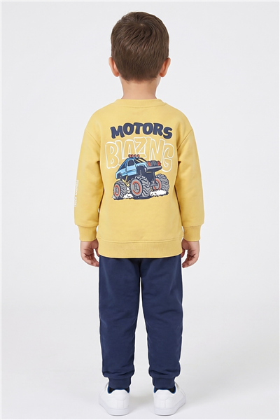 Dmb Erkek Çocuk Eşofman Takım 4-9 Yaş Sarı