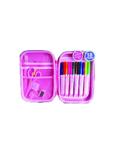 Dream Vest Çicekli Unicorn Kalem Çantası Pembe