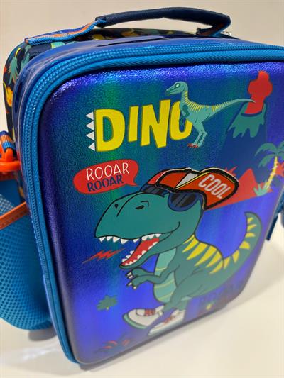 Dream Vest Erkek Çocuk Dinozorlu Çapraz Çanta Mavi