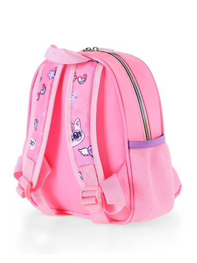 Dream Vest Gözlüklü Kedi Mini Sırt Çantası Pembe