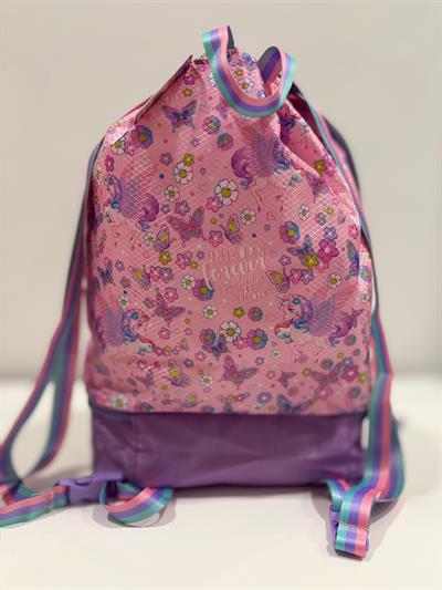 Dream Vest Kız Çocuk Unicorn Su Geçirmez Sırt Çantası Pembe