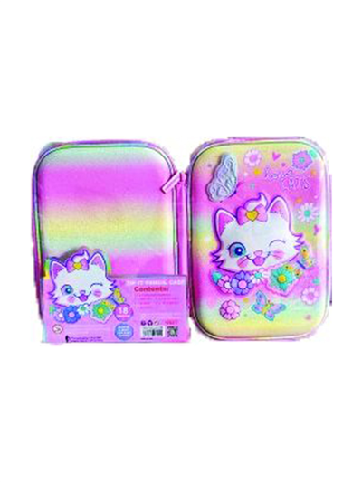 Dream Vest Pışık Kedi Kalem Çantası Pembe