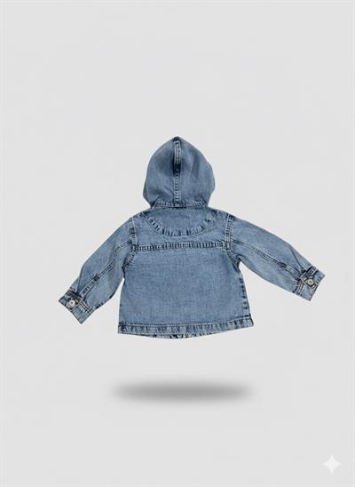 Escabel Erkek Bebek Denim Ceket 1-5 Yaş Mavi