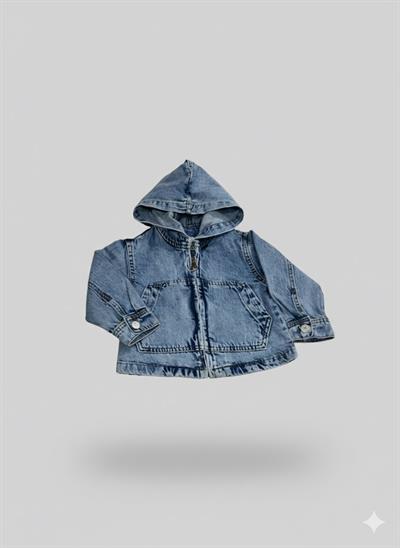 Escabel Erkek Bebek Denim Ceket 1-5 Yaş Mavi