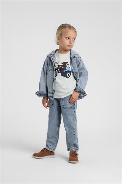 Escabel Erkek Bebek Denim Pantolon 1-5 Yaş Mavi