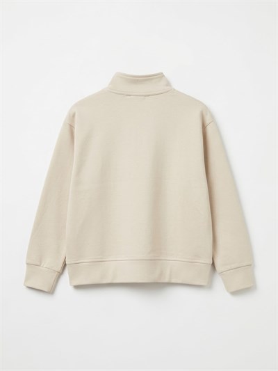 Escabel Erkek Çocuk Baskılı Sweatshirt 9-14 Yaş Krem