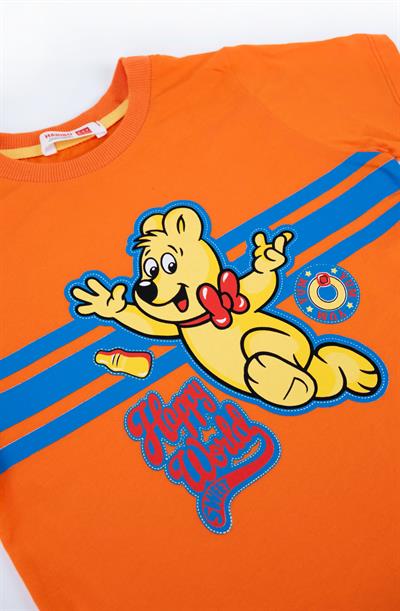 Haribo Erkek Çocuk Baskılı ŞortluTakım 2-8 Yaş Turuncu