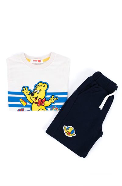 Haribo Erkek Çocuk Baskılı ŞortluTakım 2-8 Yaş Krem