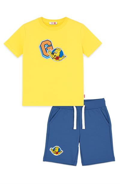 Haribo Erkek Çocuk Baskılı ŞortluTakım 2-8 Yaş Sarı