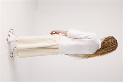 Jena Kız Çocuk Natural Pantolon 7-14 Yaş Krem