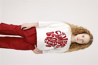 Jena Kız Çocuk Oversize Sweatshirt 8-14 Yaş Ekru