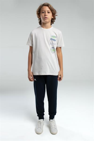 Kappa Erkek Çocuk Baskılı Tshirt 5-16 Yaş TAŞ