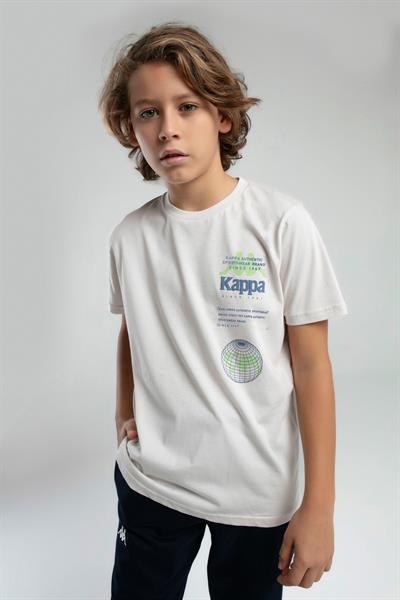 Kappa Erkek Çocuk Baskılı Tshirt 5-16 Yaş TAŞ