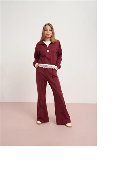 LocoLoco Kız Çocuk 3LüTakım 9-14 Yaş Bordo