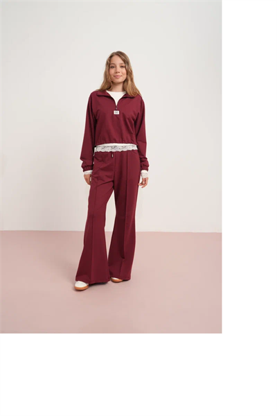 LocoLoco Kız Çocuk 3LüTakım 9-14 Yaş Bordo