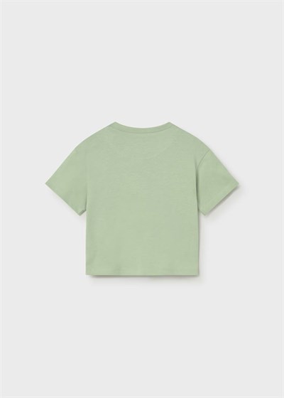 Mayoral Erkek Bebek Cep Üzeri Araba Baskılı Tshirt 1-3 Yaş Yeşil