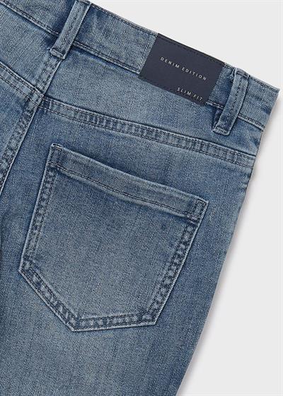Mayoral Erkek Çocuk Denim Pantolon 8-14 Yaş Mavi