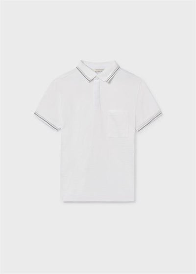 Mayoral Erkek Çocuk Polo Yaka Tshirt 10-14 Yaş Krem