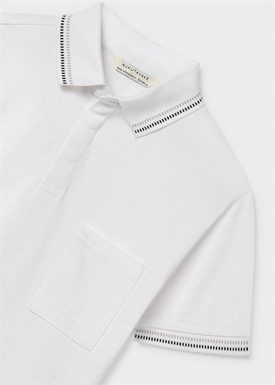 Mayoral Erkek Çocuk Polo Yaka Tshirt 10-14 Yaş Krem