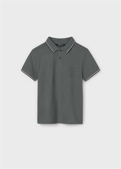 Mayoral Erkek Çocuk Sırt Baskılı Polo Tshirt 10-14 Yaş Yeşil
