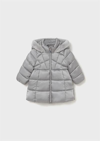 Mayoral Kız Bebek Mont 1-4 Yaş Gri