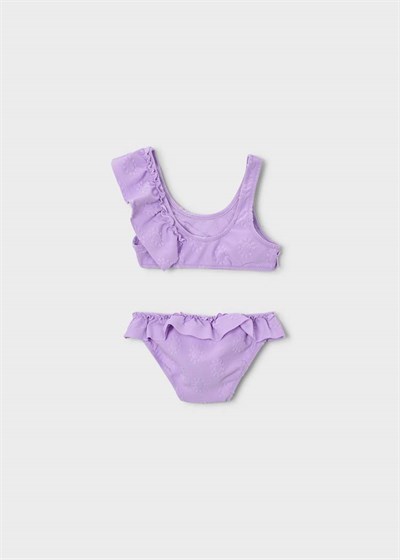 Mayoral Kız Çocuk Fırfırlı Bikini 4-8 Yaş Lila