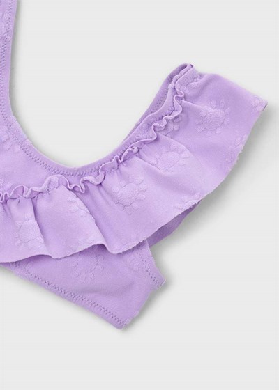 Mayoral Kız Çocuk Fırfırlı Bikini 4-8 Yaş Lila