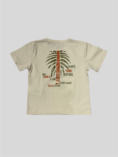 Nk Erkek Bebek Ağaçlı Tshirt 1-4 Yaş Krem