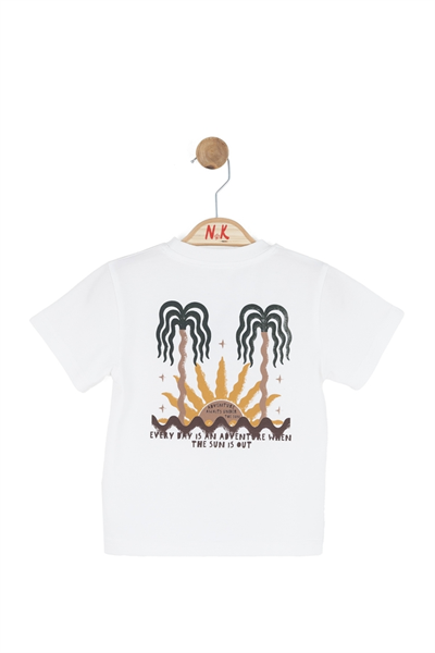 Nk Erkek Bebek Chasing Tshirt 1-4 Yaş Ekru