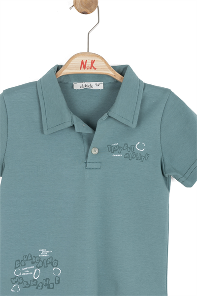 Nk Erkek Bebek Climber Polo Yaka Tshirt 1-4 Yaş Yeşil