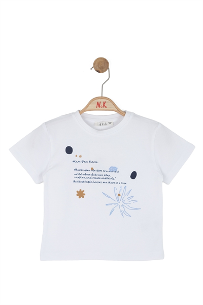 Nk Erkek Bebek Future Tshirt 1-4 Yaş Beyaz