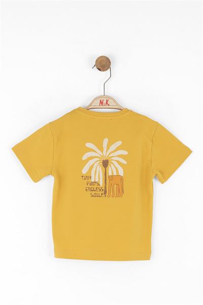 Nk Erkek Bebek Kaplan Tshirt 1-4 Yaş Sarı