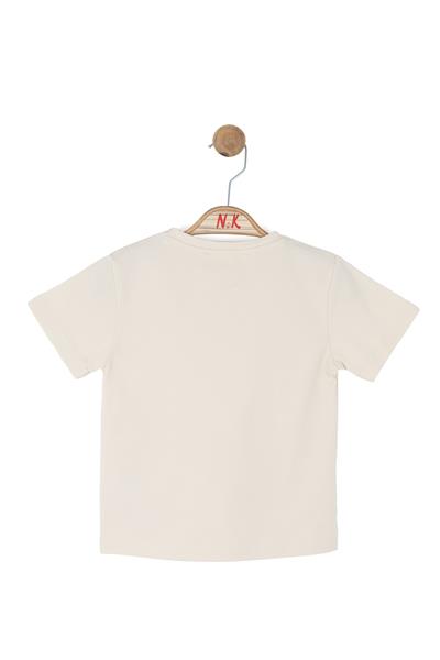 Nk Erkek Bebek More Tshirt 1-4 Yaş Krem